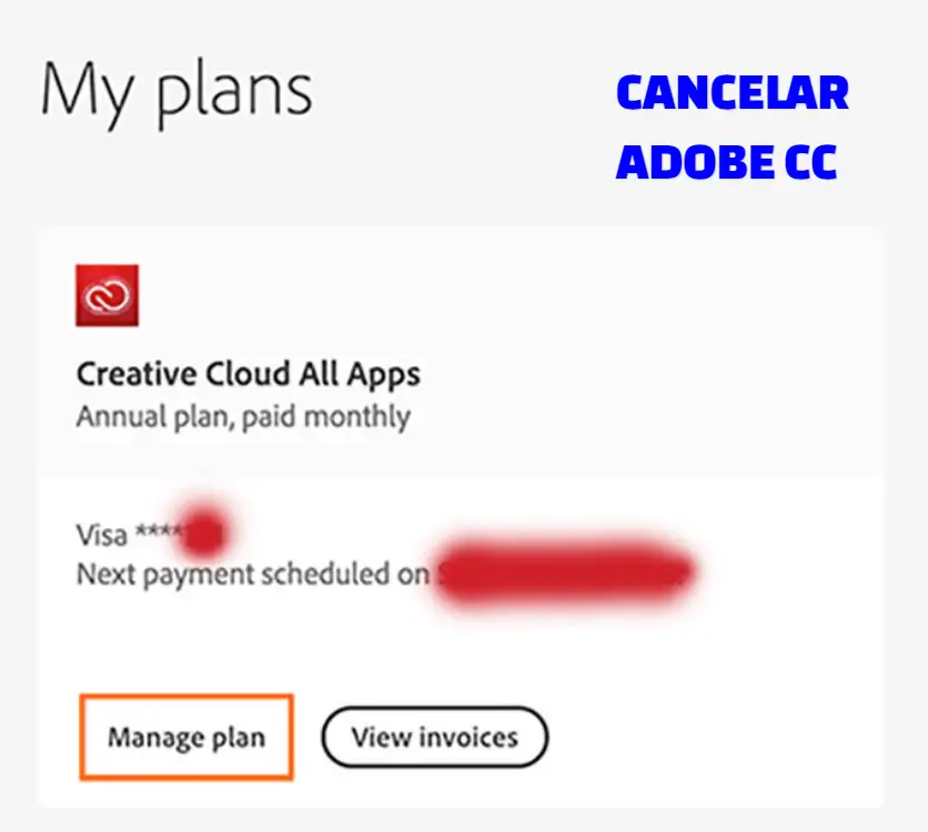 Cancelar Adobe CC
